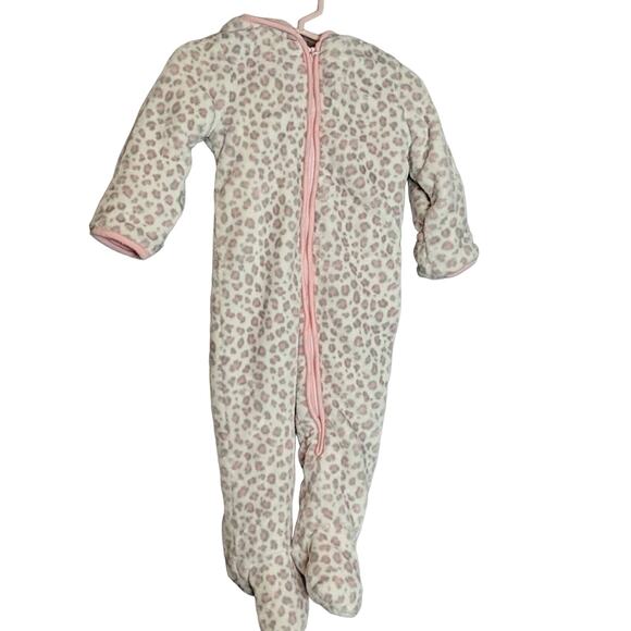 EUC Fleece Hooded One Piece The Children's Place - Picture 2 of 6